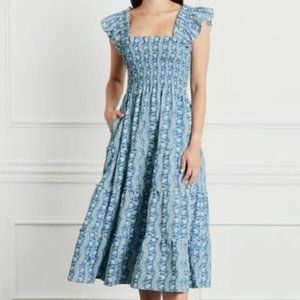Hill House Home Nap Dress - Trailing Vine Blue